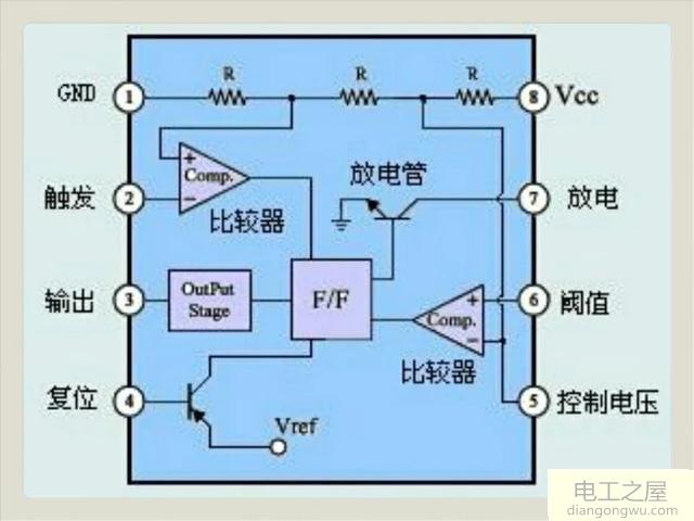 ne555构成的自动延时电路图