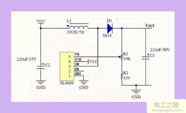 5v电压升到18v的升压模块电路图