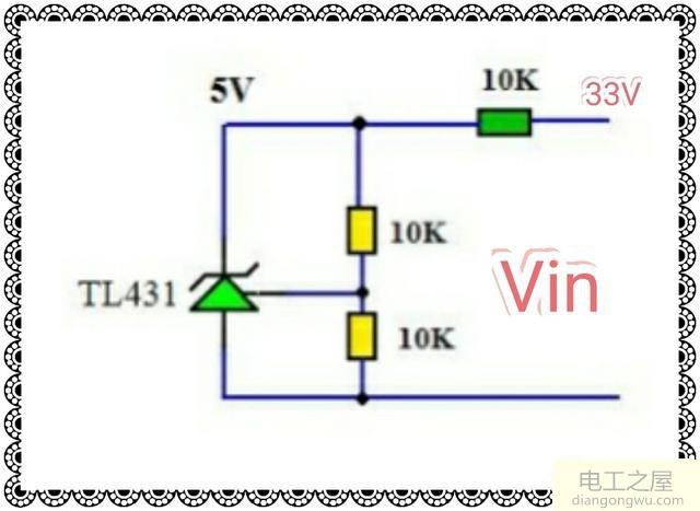 运放构成的直流放大器将5V直流电压放大到30V