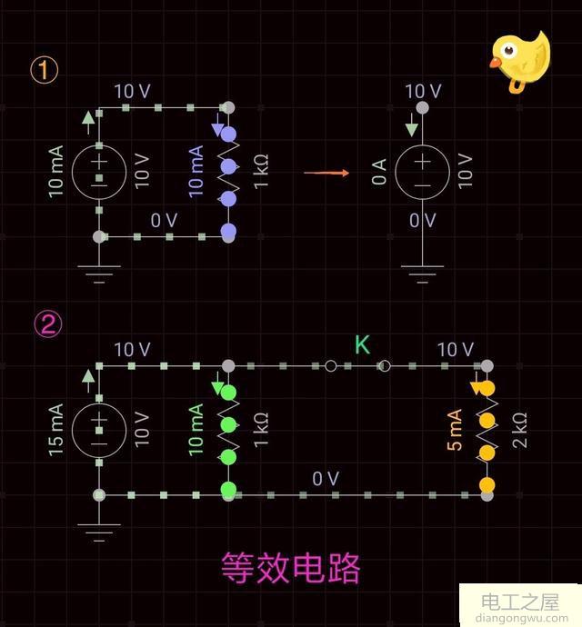 电压源与电阻并联等效电压源详解