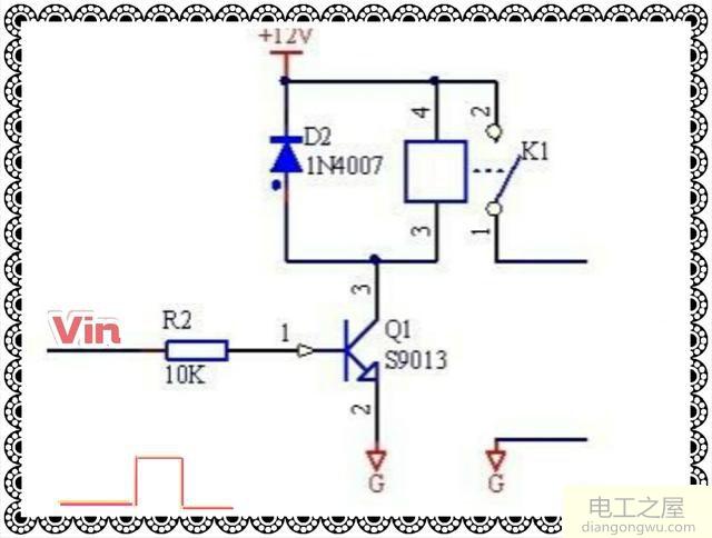 三极管驱动继电器时为何继电器不接在三极管的发射极