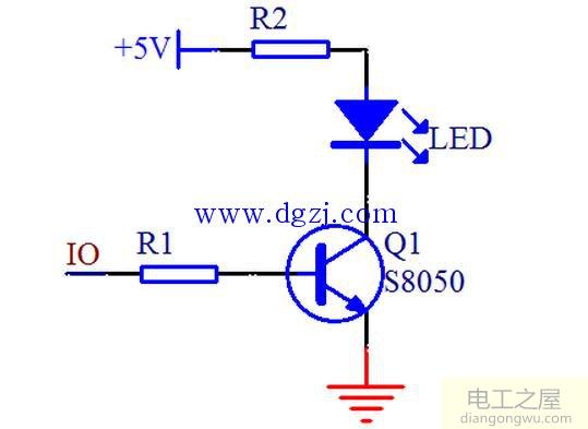 三极管低电压控制高电压工作原理图解