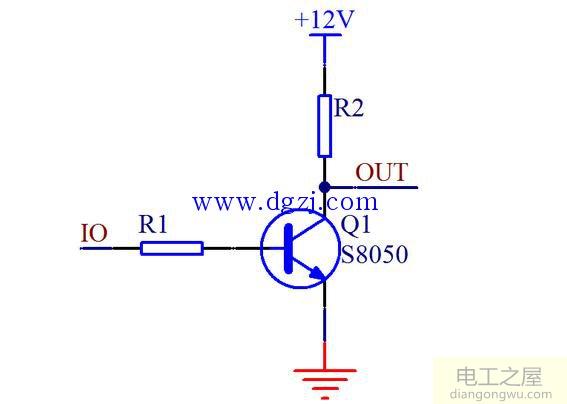 三极管低电压控制高电压工作原理图解