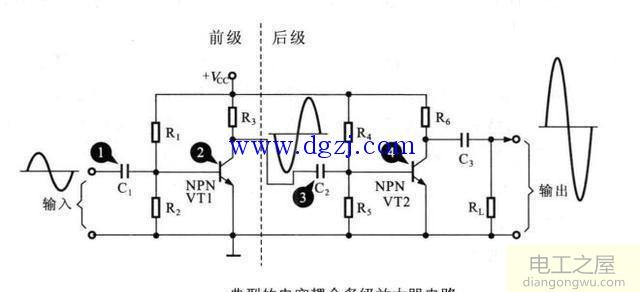 电容耦合多级放大器电路的分析实例