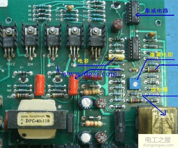 电路板上电子元件识别图解