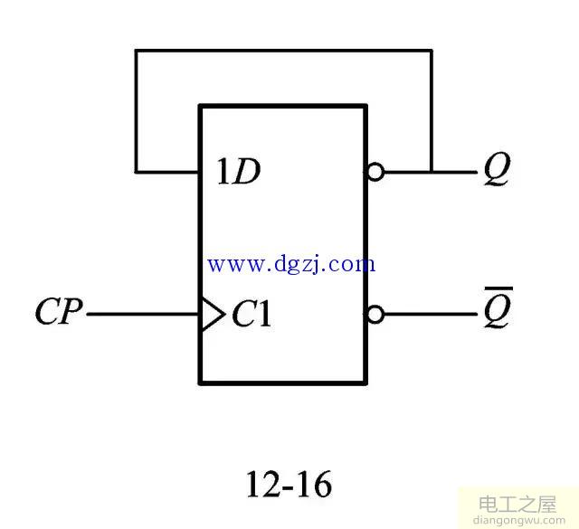 d触发器转换成t触发器