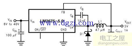 降压电源芯片LM2675的内部设计原理和结构
