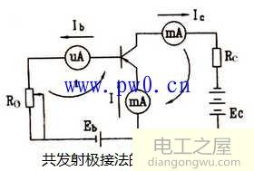 三极管电流分配原理和电流放大作用