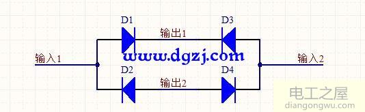 二极管整流桥怎么把交流电变成直流电的原理图解