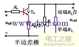 长尾式差分放大电路的原理与特点