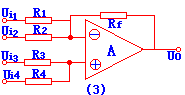 运算放大器反相同相求和电路及和差电路