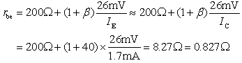 放大电路的微变等效电路分析