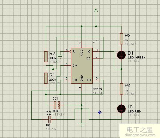 555电路4脚悬空3脚还会输出高和低电平是什么原因