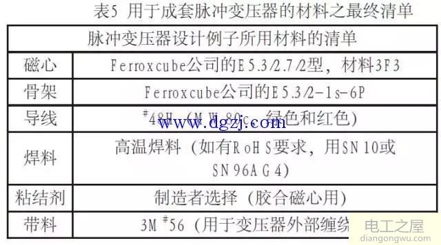 隔离驱动变压器计算步骤图解