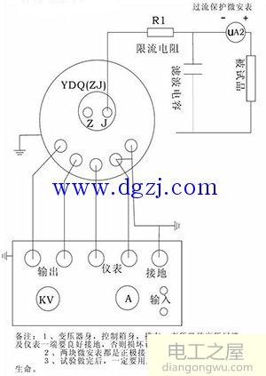 无局放工频试验变压器工作原理及接线图