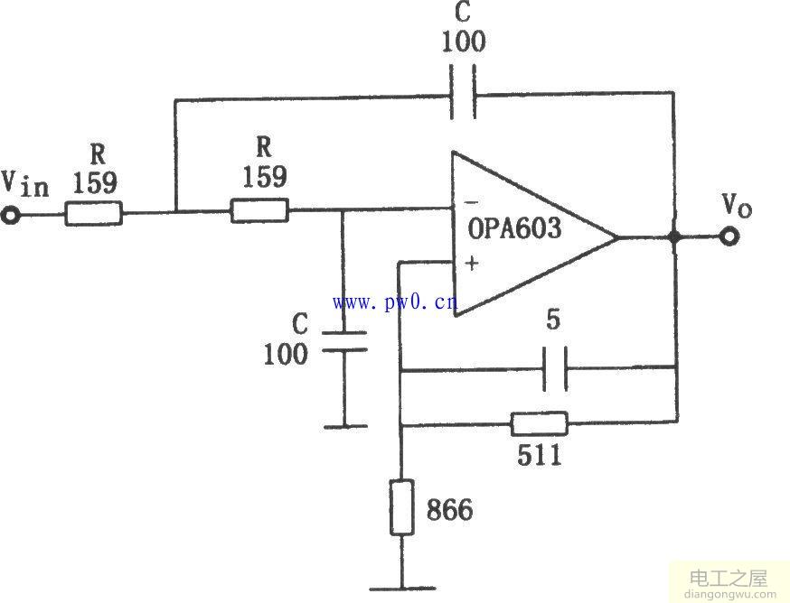 电容电阻组合滤波电路图分析