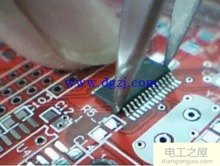 密引脚IC贴片芯片焊接方法