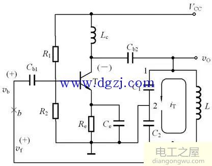 电容和电感三点式LC振荡电路分析
