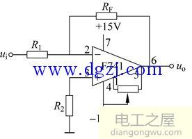 反相比例运算电路原理