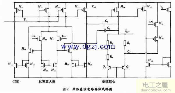 带隙基准电压源设计电路图