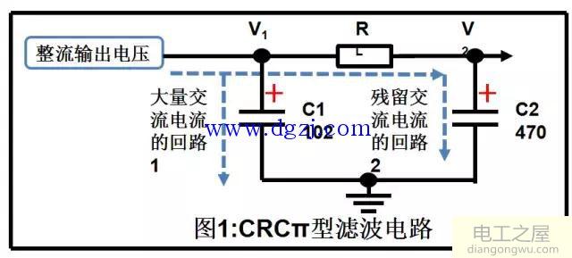 CRC  П型滤波器工作原理