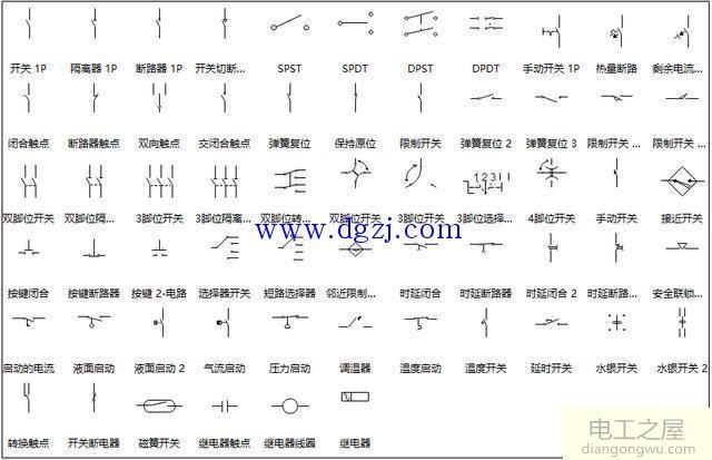 电路图符号大全及电路图元件符号大全