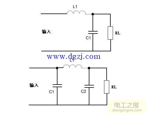 电感电容滤波电路的作用和原理图解