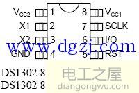 时钟芯片ds1302中文资料及引脚说明