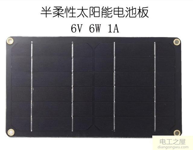 将三个6v6w的太阳能板并联输出的电流电压是多少