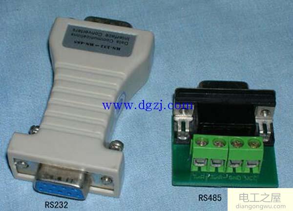 RS232,RS485,RS422,RJ45接口的区别及应用图解