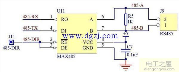 RS232,RS485,RS422,RJ45接口的区别及应用图解