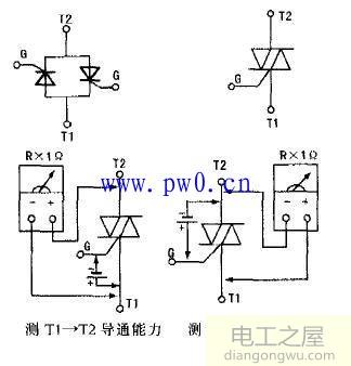 图解万用表测量可控硅_如何测量可控硅的好坏