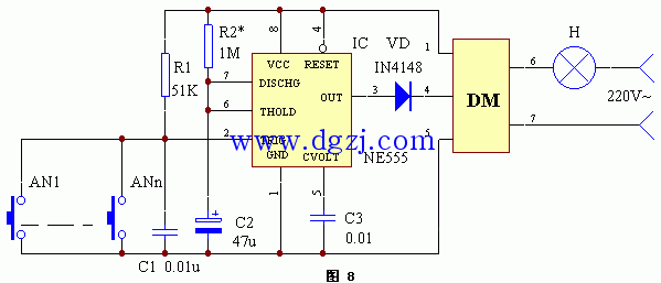 ne555单稳态电路原理