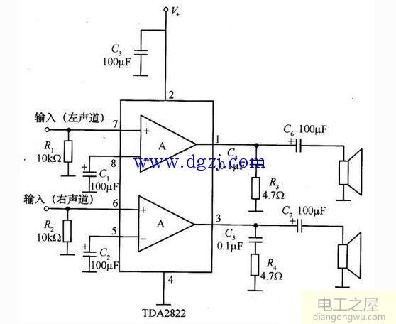 TDA2822功放电路用什么集成块代换