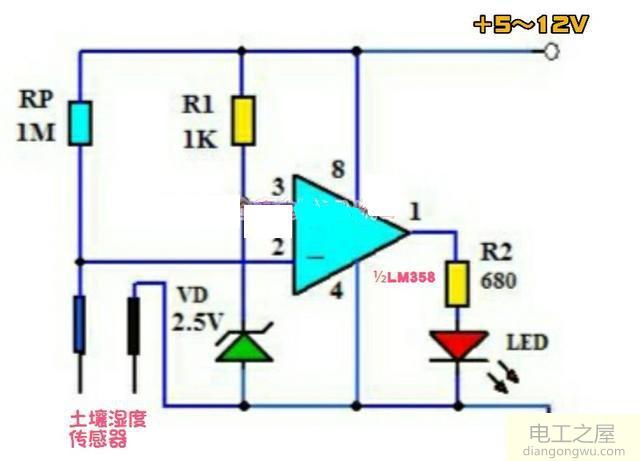 土壤湿度感应器探头的原理是什么?为什么制成板状的