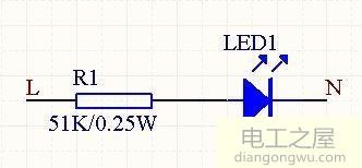 怎样把发光二极管接在220V电路上?点亮发光二极管的几种方法