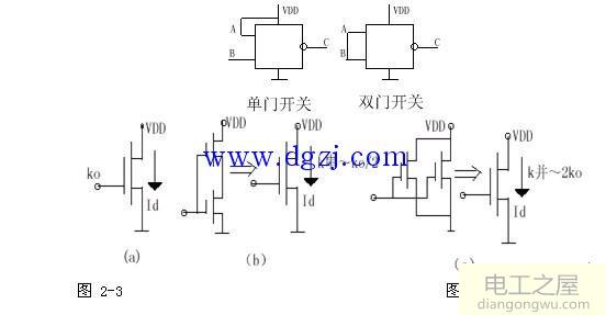 cmos与非门电路原理图