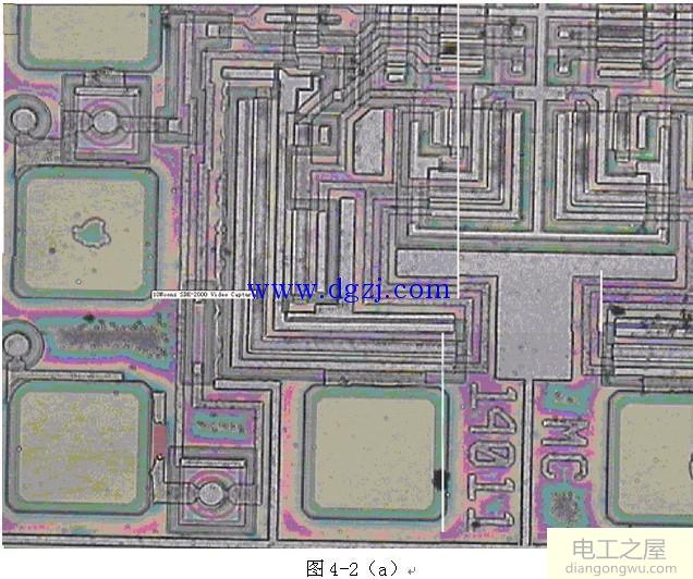 CMOS与非门芯片电路图及解剖过程