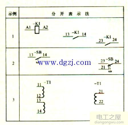 电路图中元件表示方法介绍图