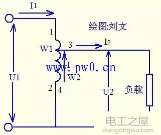 自耦变压器工作原理图