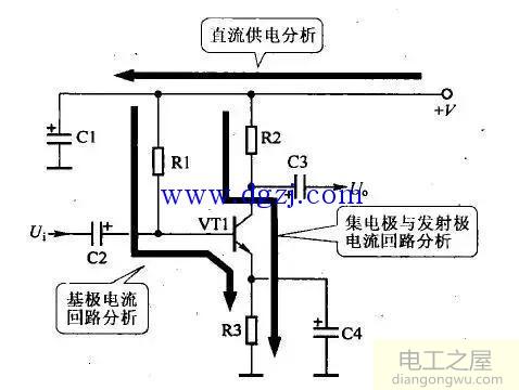 三极管直流电路分析、交流电路分析、元器件和修理识图