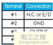 四脚有源晶振电路图