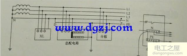 四芯母线怎么接五芯电缆