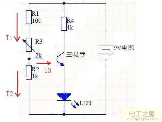 三极管放大电路中电阻R2的作用是什么,R2开路对电路有什么影响