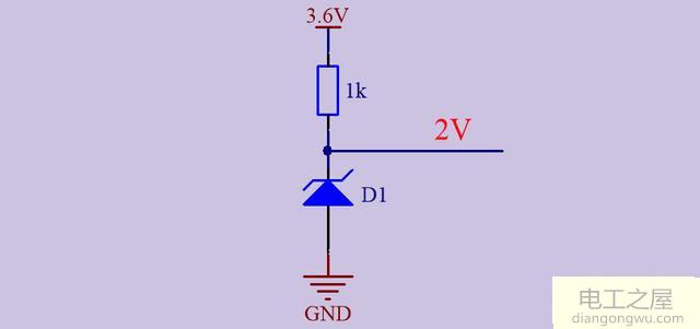3.6V电压变成2V电路设计