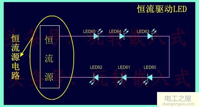 LED灯串联太多供电不足造成灯光发暗会烧坏吗