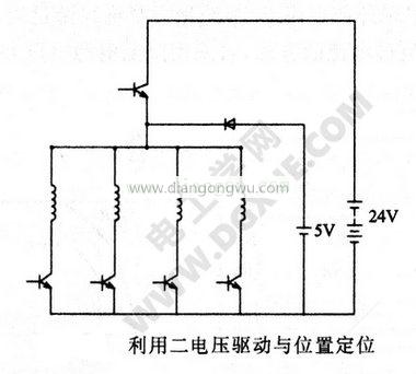 利用二电压驱动与位置定位
