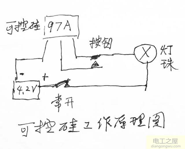 电脑开关可控硅原理图