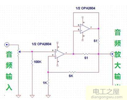 双运放2604AU芯片的引脚功能及用途