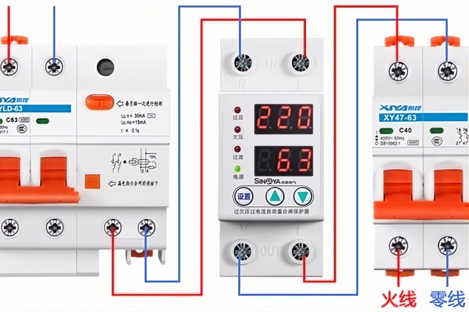电压飙升，过欠压保护器不起作用？分不清这3点，很多电工接错线